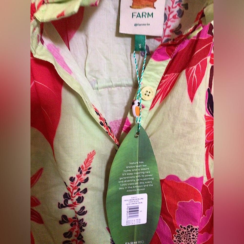 Farm Rio Fresh Garden Blouse - Picture 7 of 12